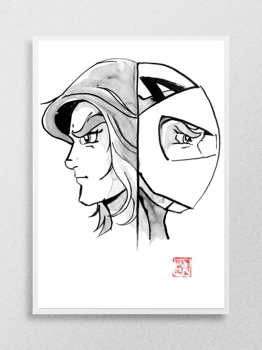 actarus et le prince Anime Poster Çerçevesiz Yüksek Kalite Anime Duvar Poster