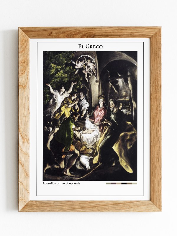 El Greco Adoration of the Shepherds Poster