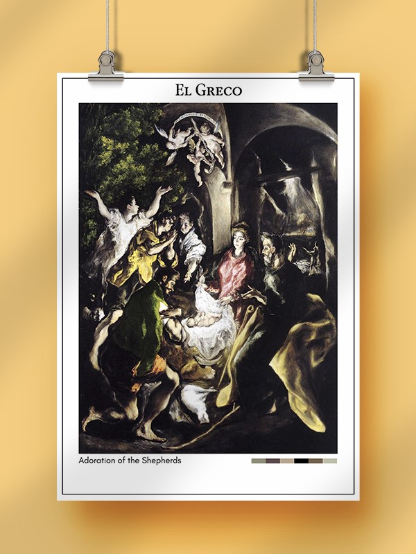 El Greco Adoration of the Shepherds Poster