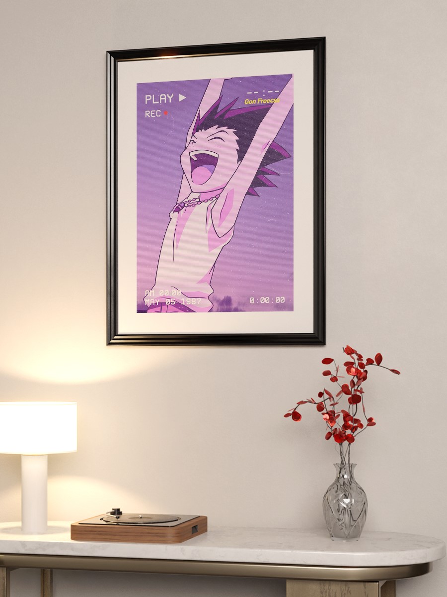 Aesthetic Gon Yeay  Poster, Çerçevesiz Tv Film Poster