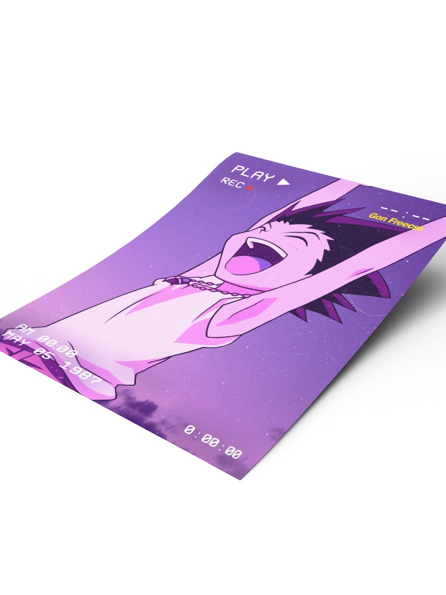 Aesthetic Gon Yeay  Poster, Çerçevesiz Tv Film Poster