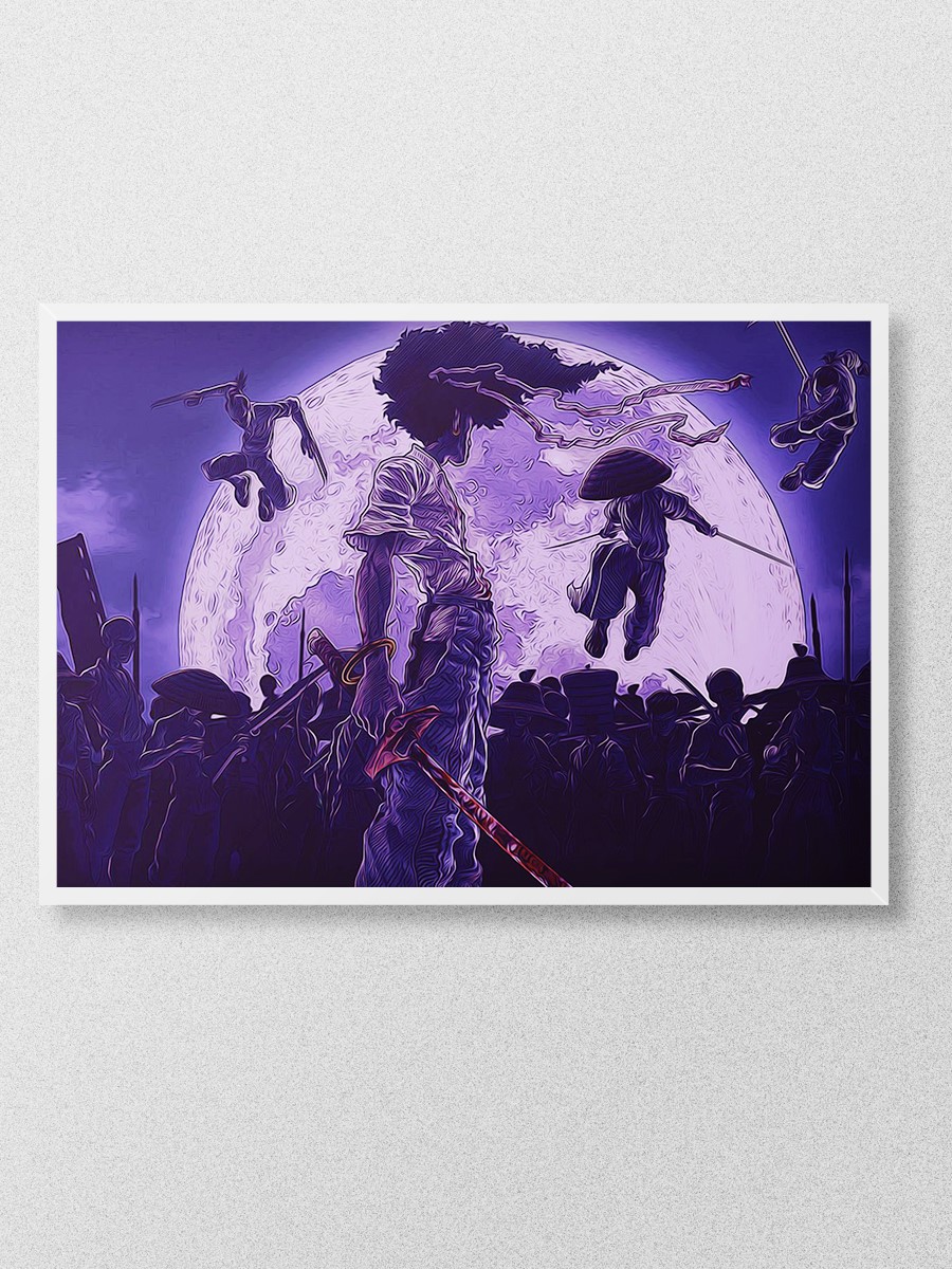 Afro Samurai Anime Poster Çerçevesiz Yüksek Kalite Anime Duvar Poster