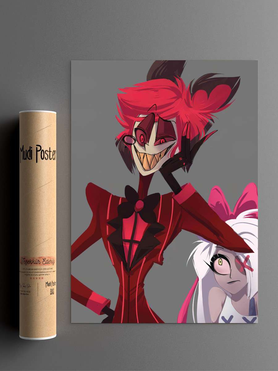 Alastor Anime Anime Poster Çerçevesiz Yüksek Kalite Anime Duvar Poster