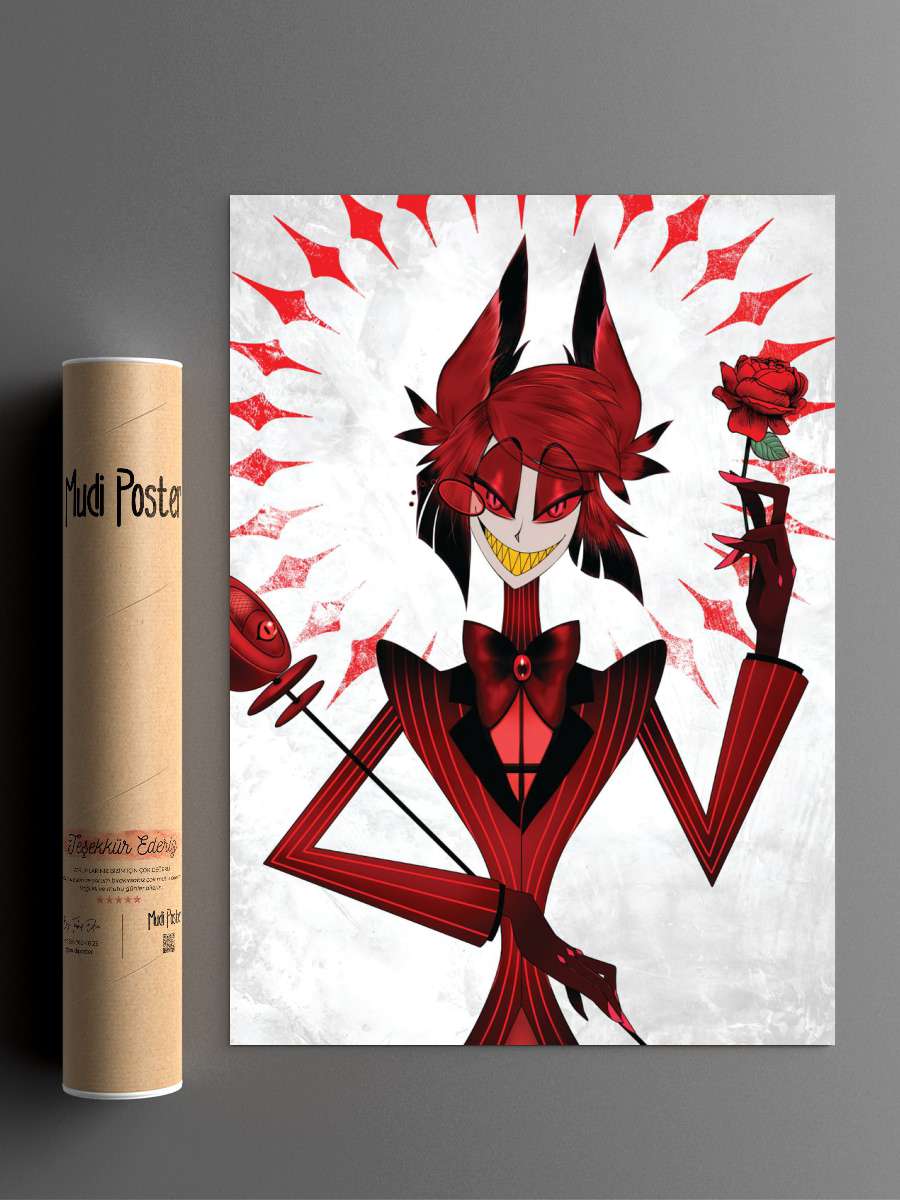 Alastor Anime Poster Çerçevesiz Yüksek Kalite Anime Duvar Poster