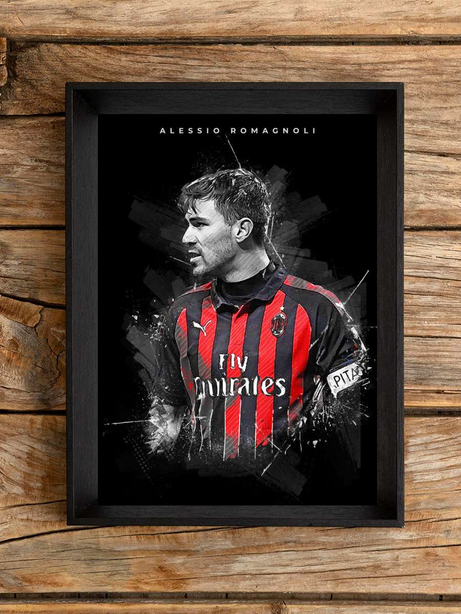 Alessio Romagnoli Futbol Poster Çerçevesiz Yüksek Kalite Futbolcu Duvar Poster