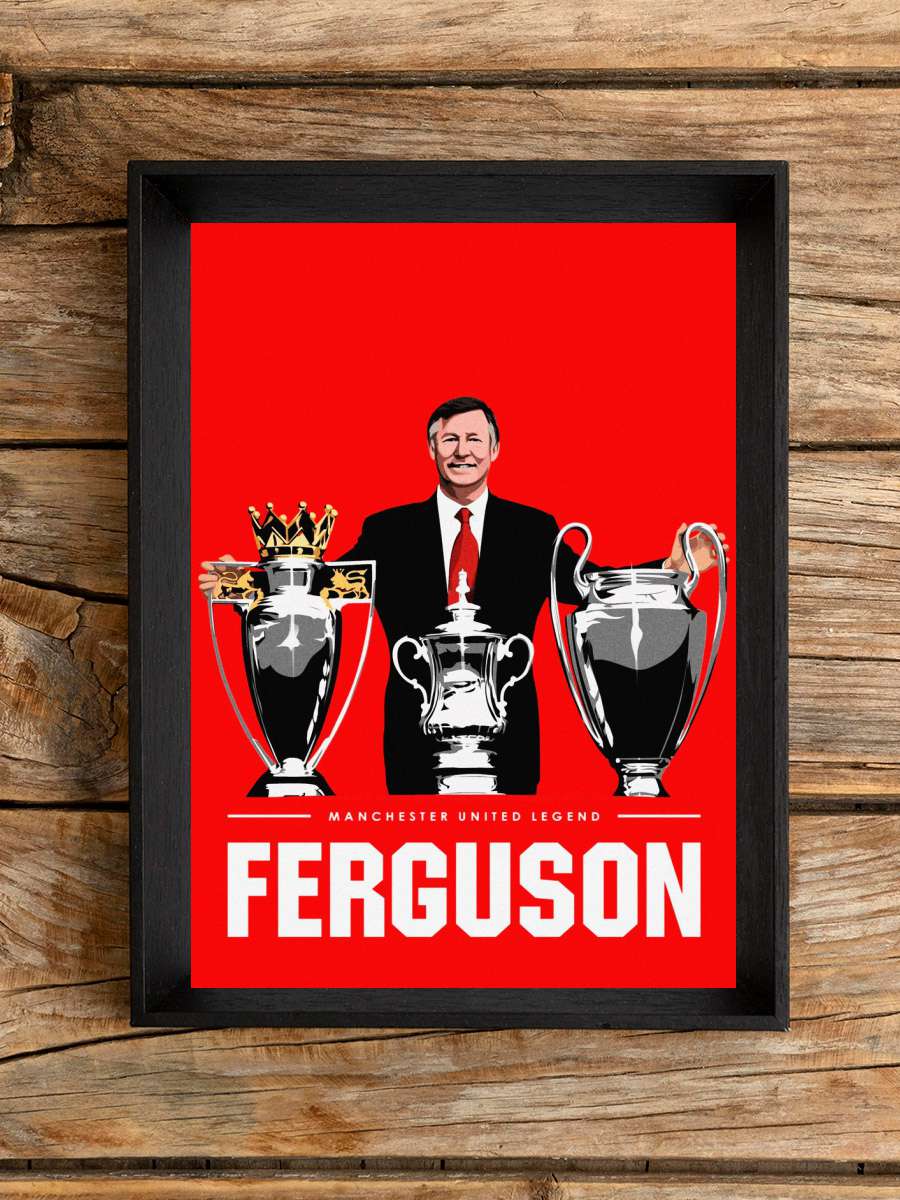 Alex Ferguson Futbol Poster Çerçevesiz Yüksek Kalite Futbolcu Duvar Poster