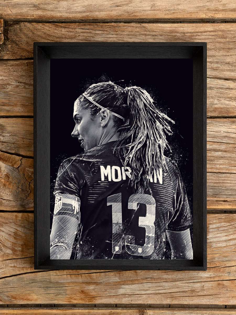 Alex Morgan Futbol Poster Çerçevesiz Yüksek Kalite Futbolcu Duvar Poster