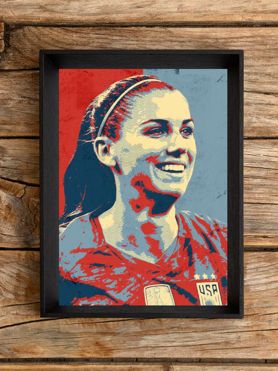 Alex Morgan Futbol Poster Çerçevesiz Yüksek Kalite Futbolcu Duvar Poster