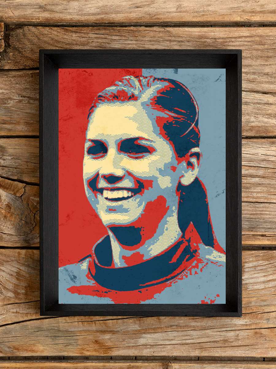 Alex Morgan Futbol Poster Çerçevesiz Yüksek Kalite Futbolcu Duvar Poster