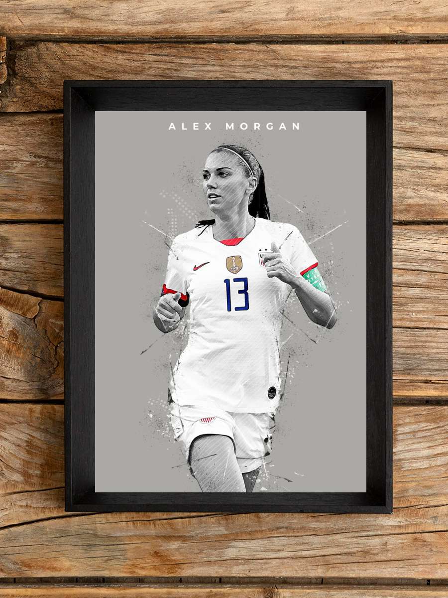 Alex Morgan Futbol Poster Çerçevesiz Yüksek Kalite Futbolcu Duvar Poster