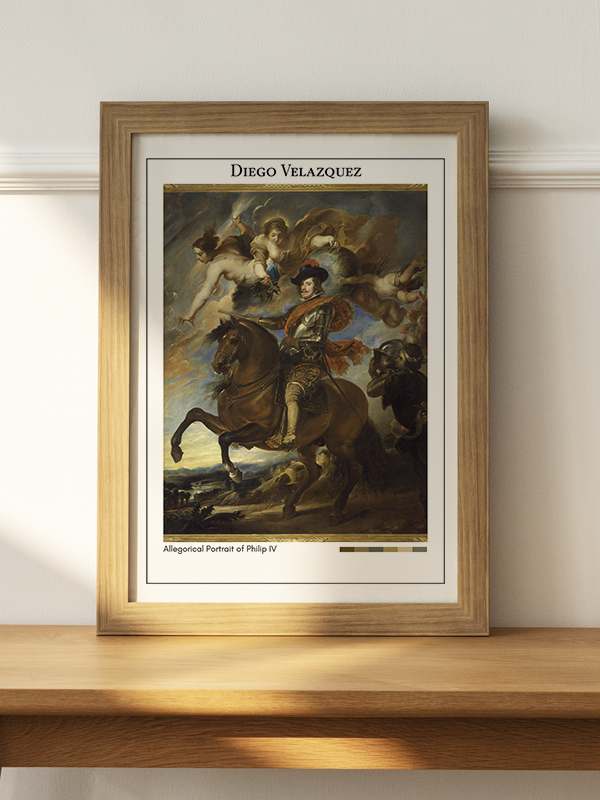 Diego Velazquez Allegorical Portrait of Philip IV Poster
