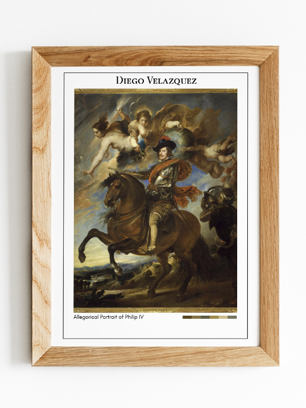 Diego Velazquez Allegorical Portrait of Philip IV Poster