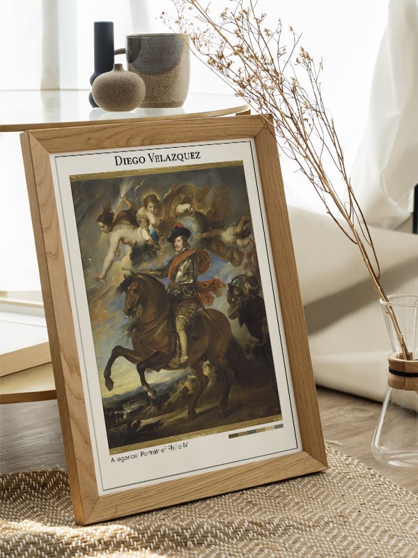 Diego Velazquez Allegorical Portrait of Philip IV Poster