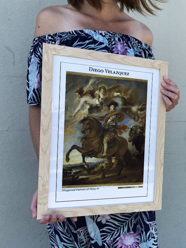 Diego Velazquez Allegorical Portrait of Philip IV Poster
