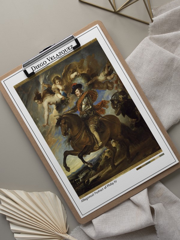 Diego Velazquez Allegorical Portrait of Philip IV Poster