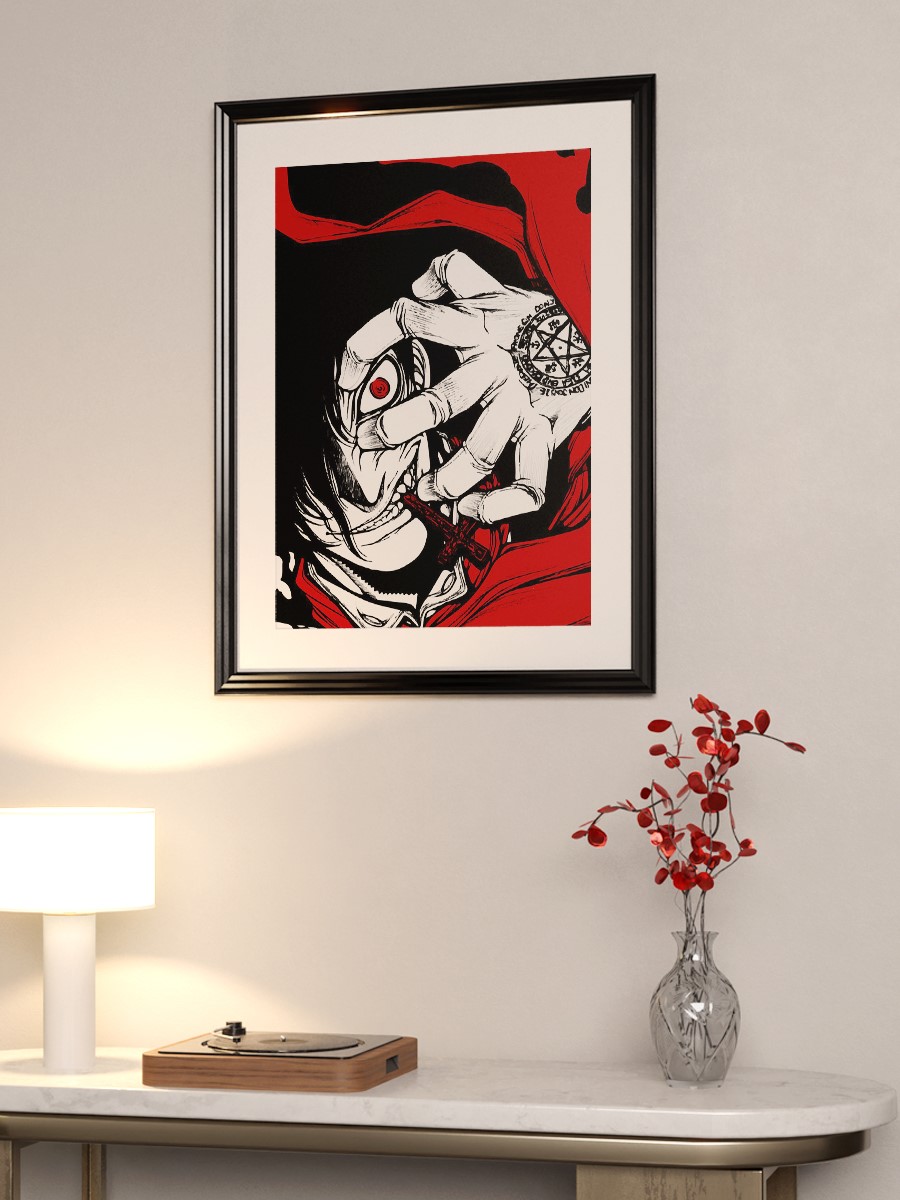 Alucard Anime Poster Çerçevesiz Yüksek Kalite Anime Duvar Poster