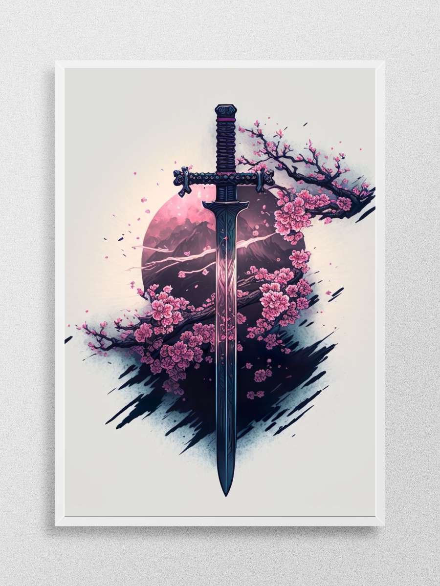 Ancient Katana Anime Poster Çerçevesiz Yüksek Kalite Anime Duvar Poster