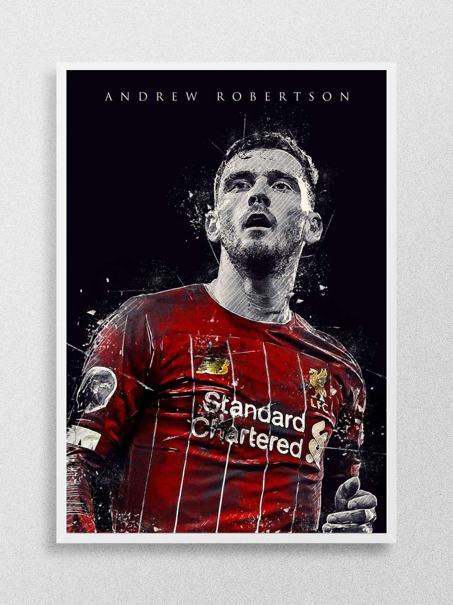 Andrew Robertson Futbol Poster Çerçevesiz Yüksek Kalite Futbolcu Duvar Poster