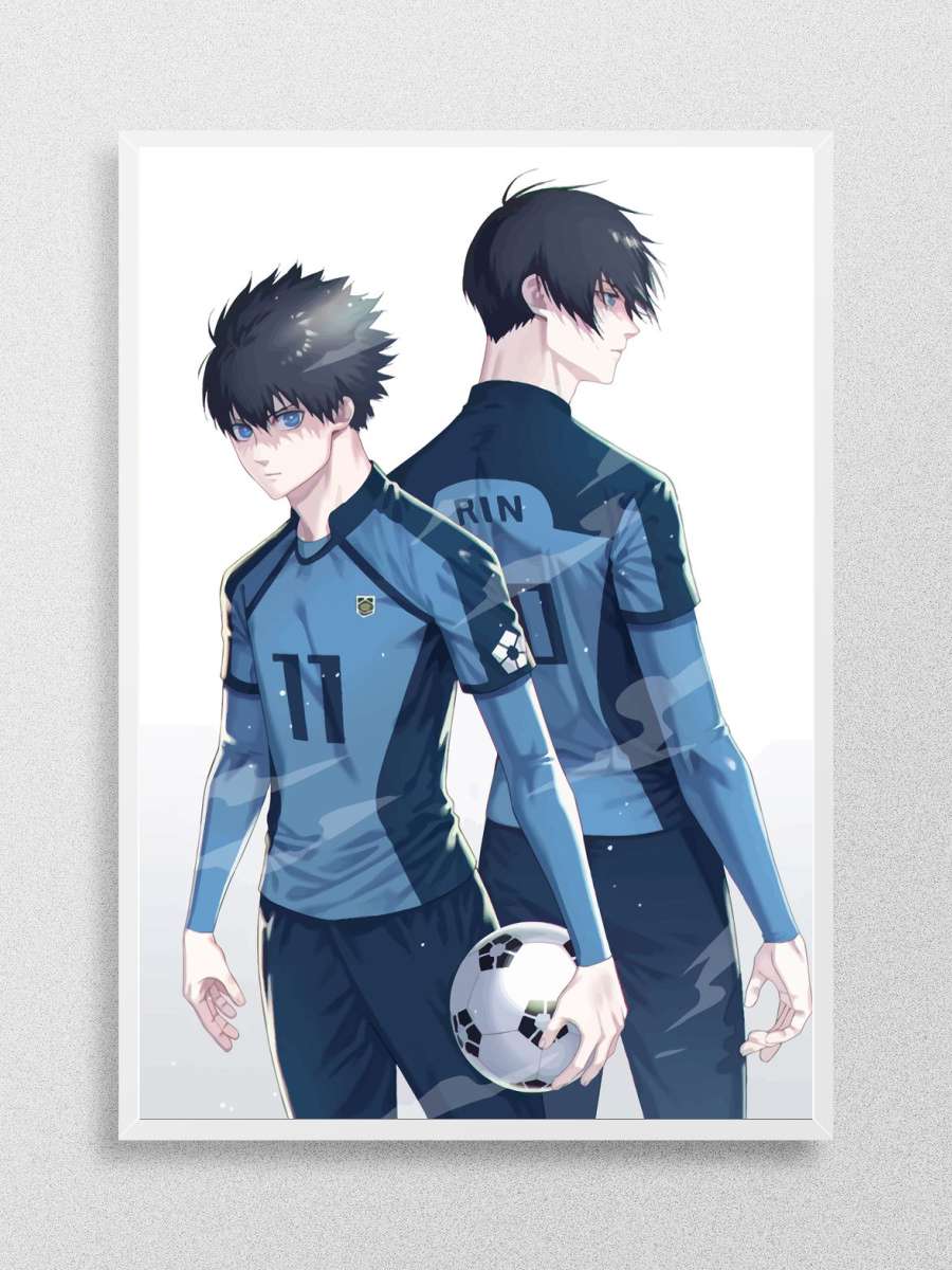 Anime Blue Lock Anime Poster Çerçevesiz Yüksek Kalite Anime Duvar Poster