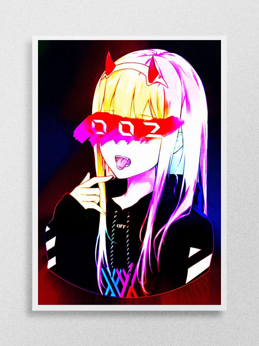 Anime Darling Franxx 002 Anime Poster Çerçevesiz Yüksek Kalite Anime Duvar Poster