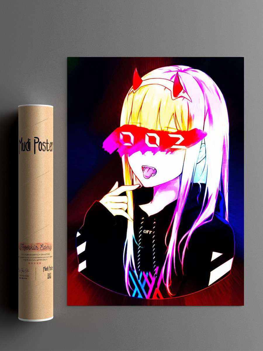 Anime Darling Franxx 002 Anime Poster Çerçevesiz Yüksek Kalite Anime Duvar Poster