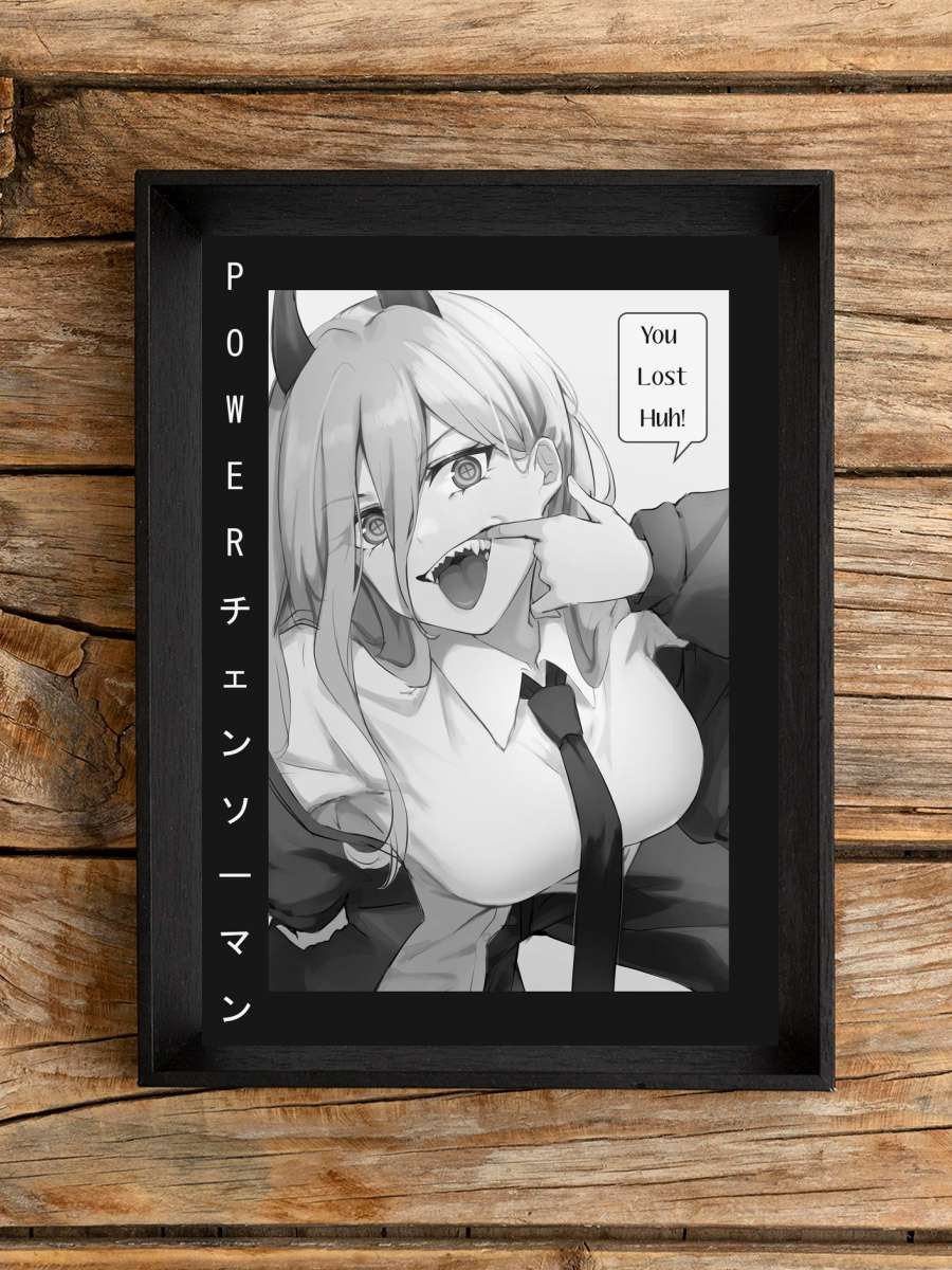 Anime Girl Power Anime Poster Çerçevesiz Yüksek Kalite Anime Duvar Poster