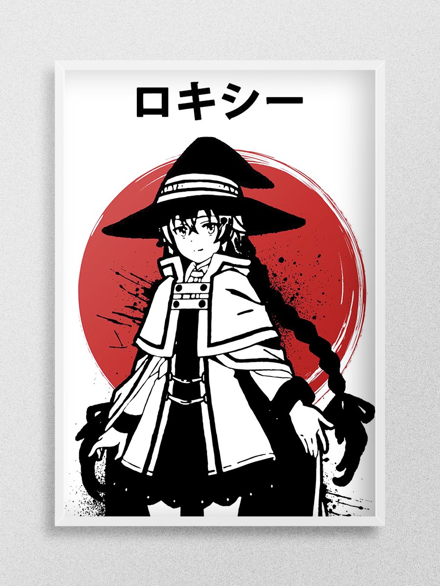 Anime Girl Roxy Migurdia Anime Poster Çerçevesiz Yüksek Kalite Anime Duvar Poster