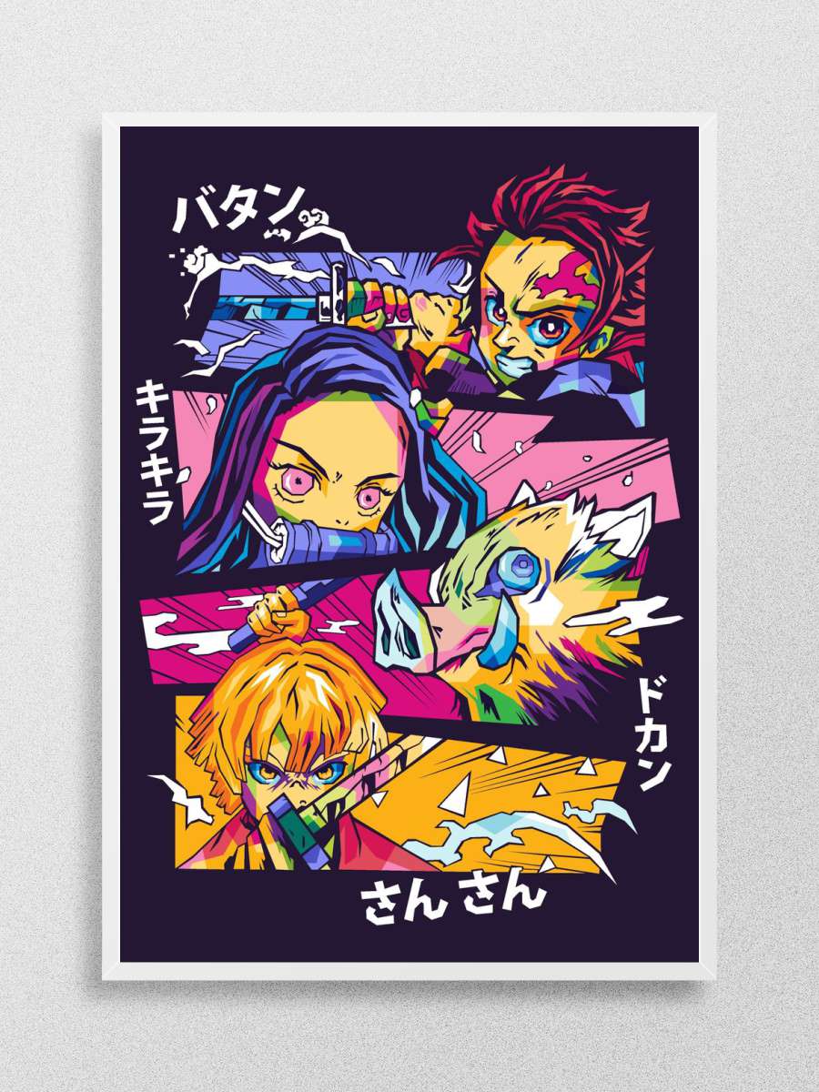 Anime Pop Art Anime Poster Çerçevesiz Yüksek Kalite Anime Duvar Poster