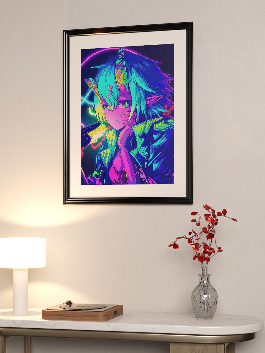 anime retro 80s Anime Poster Çerçevesiz Yüksek Kalite Anime Duvar Poster