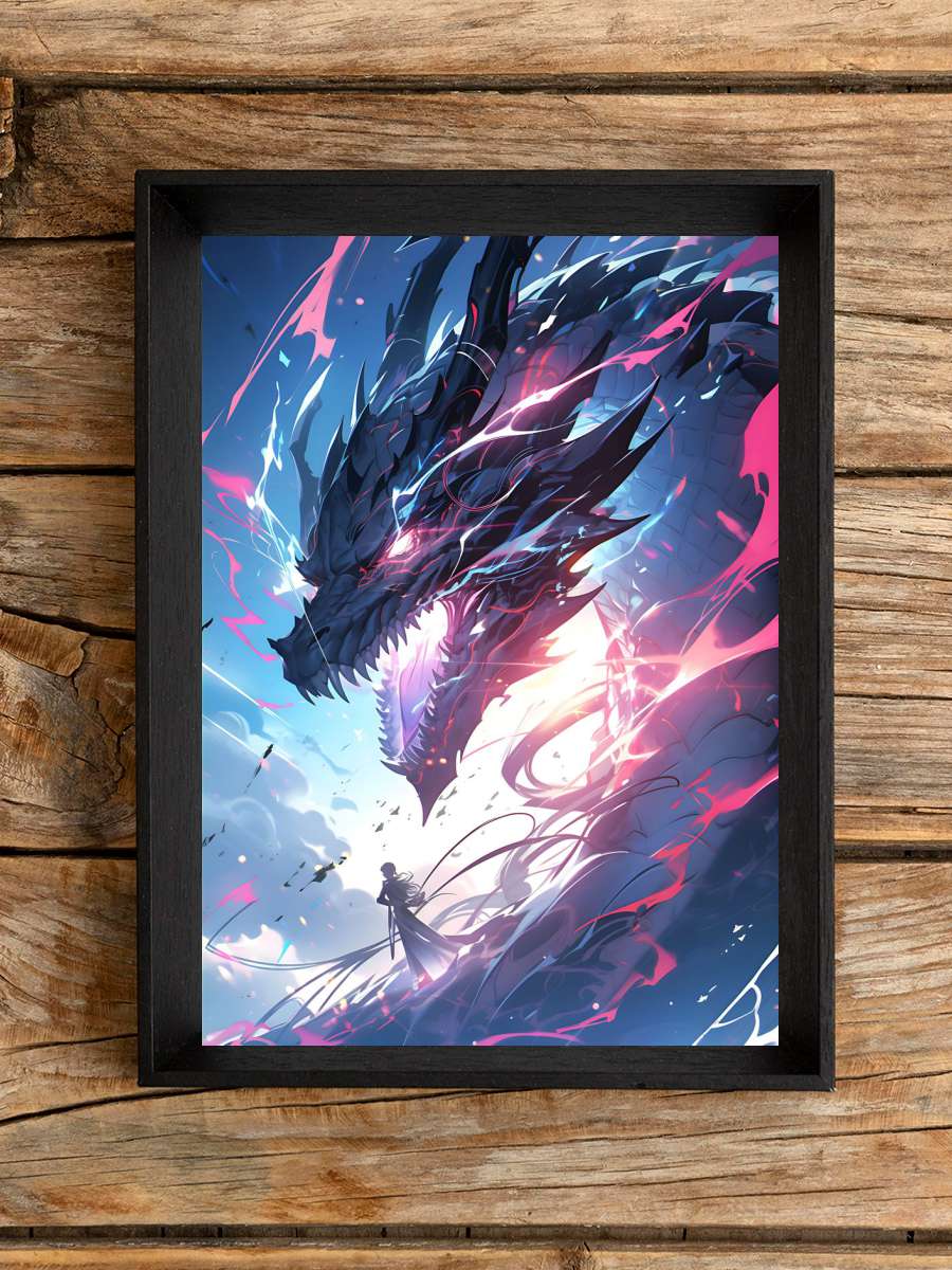 Anime Riding the Dragon Anime Poster Çerçevesiz Yüksek Kalite Anime Duvar Poster