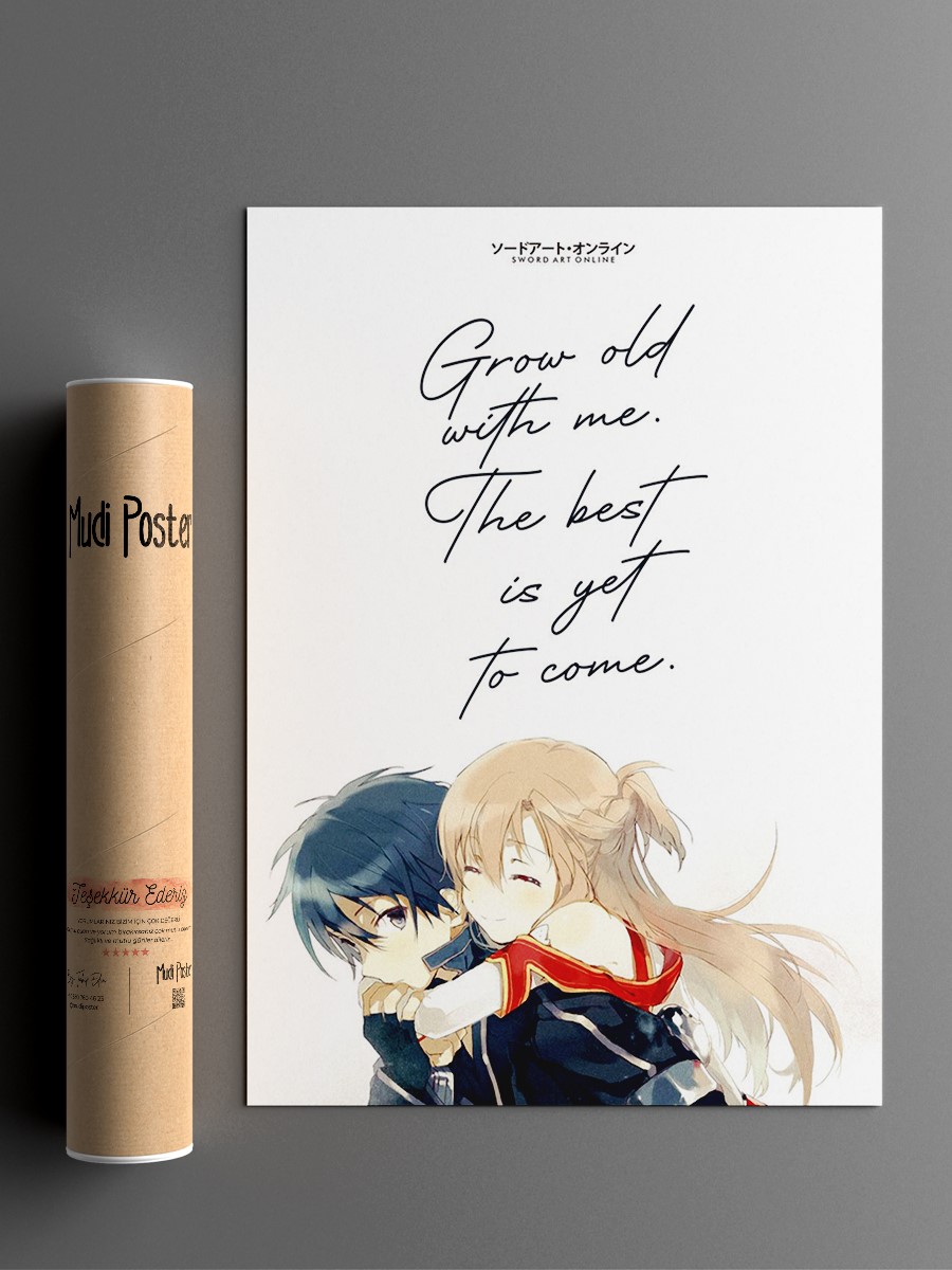 Anime Sword Art Online SAO Anime Poster Çerçevesiz Yüksek Kalite Anime Duvar Poster