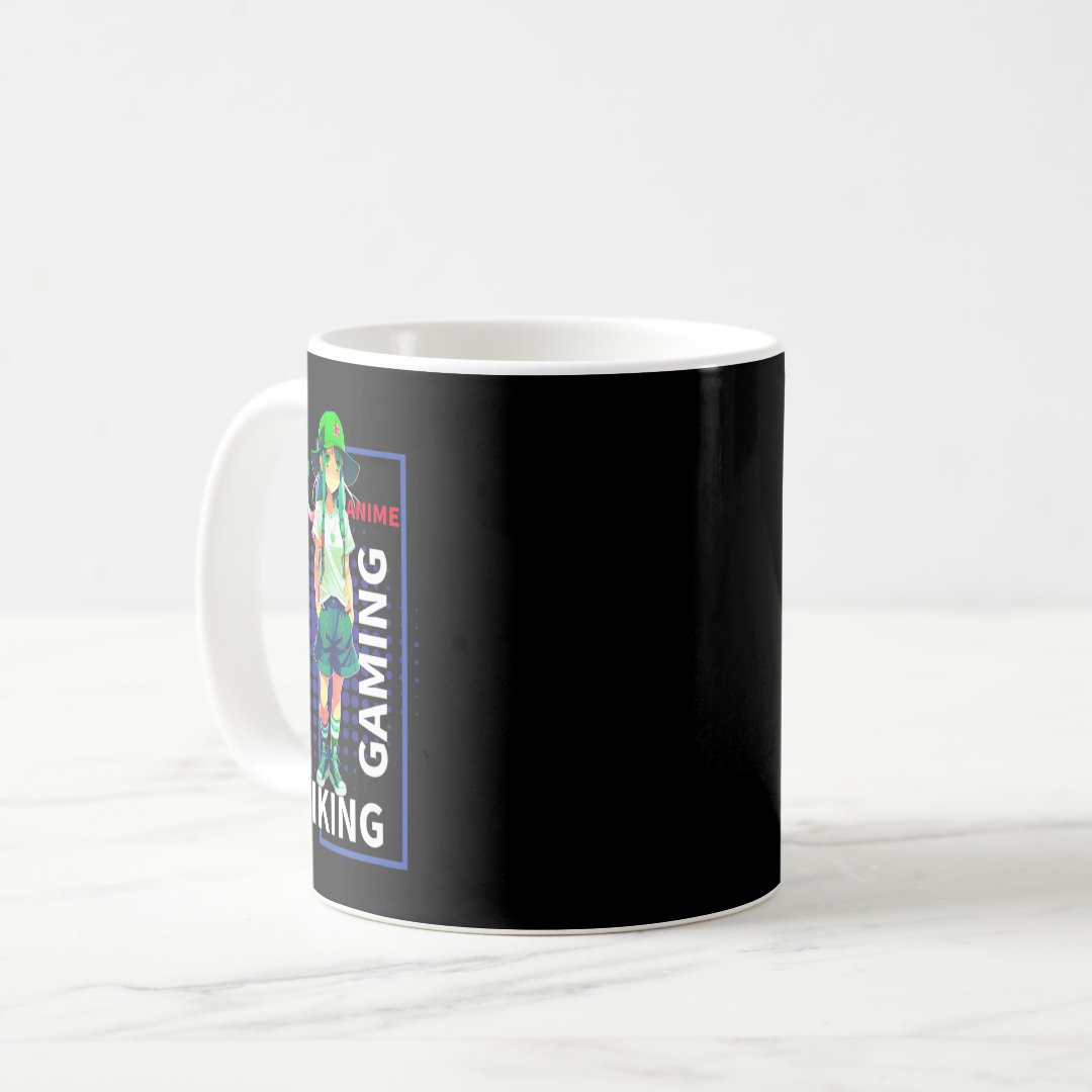 A Girl Who Loves Anime Coffee Mug Anime Kupa Bardak Modern Anime Baskılı Kupa