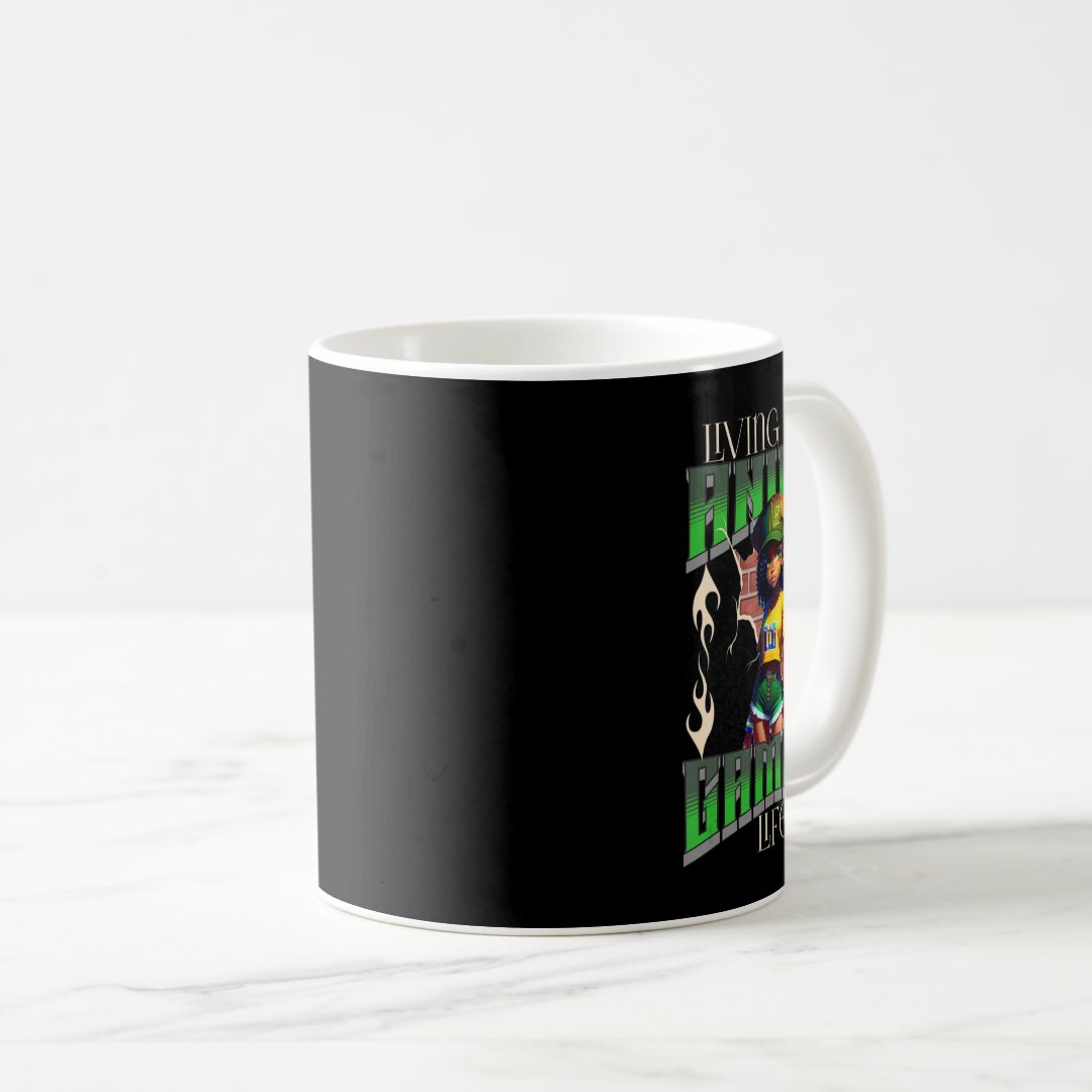 A Girl Who Loves Anime Japanese Coffee Mug Anime Kupa Bardak Modern Anime Baskılı Kupa