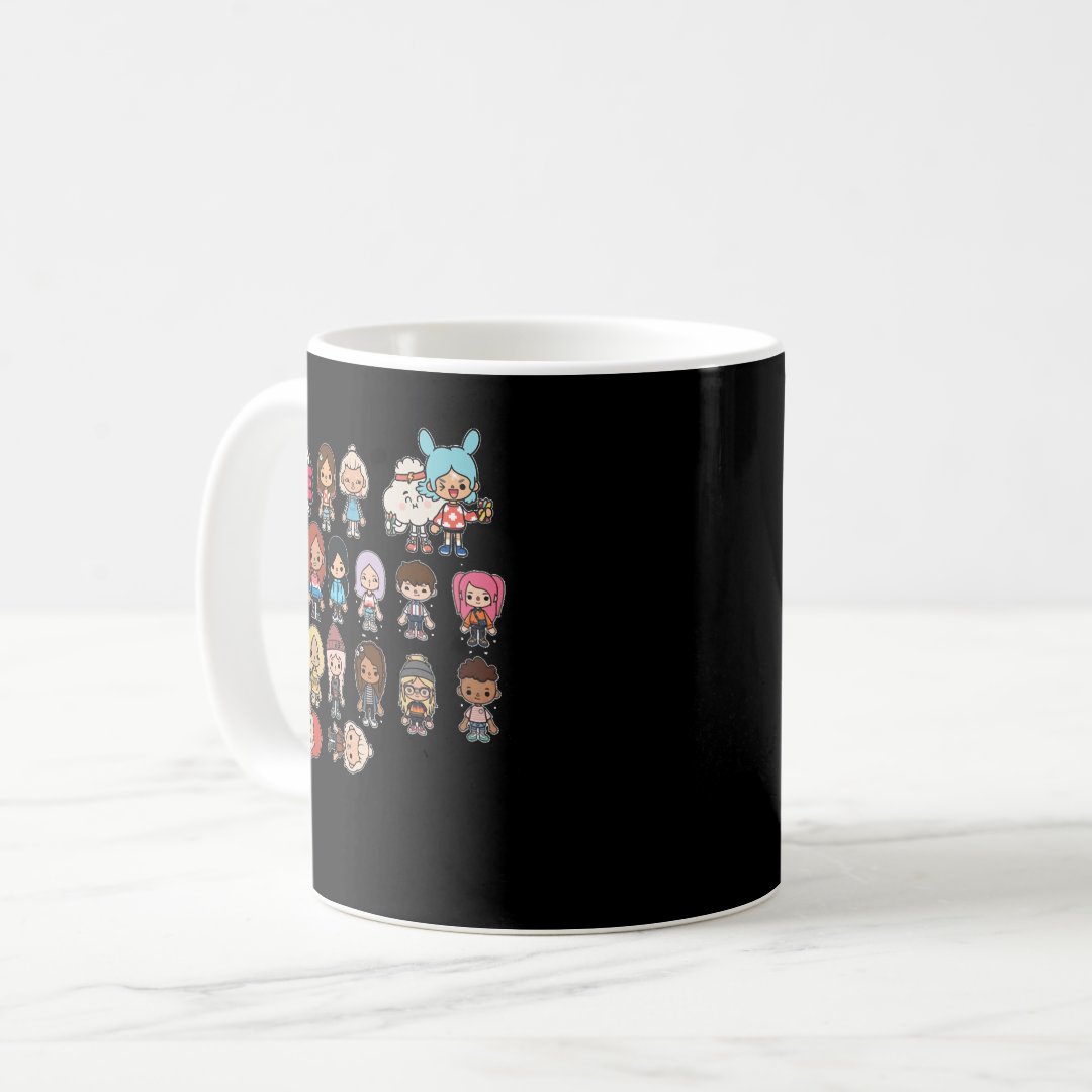 Animal Manga Toca Boca Anime Gift For Christmas Coffee Mug Anime Kupa Bardak Modern Anime Baskılı Kupa