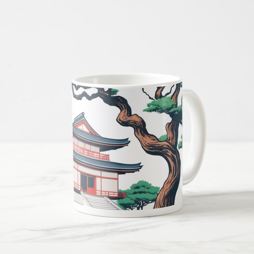 Anime  80's Japanese house  Coffee Mug Anime Kupa Bardak Modern Anime Baskılı Kupa