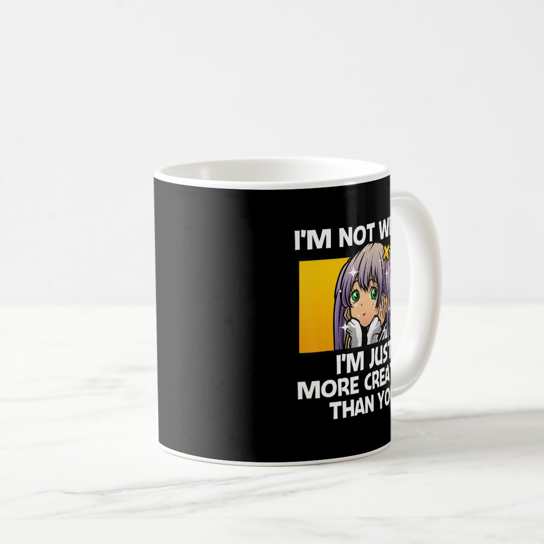 Anime Art For Women Teen Girls Men Anime Merch Ani Coffee Mug Anime Kupa Bardak Modern Anime Baskılı Kupa