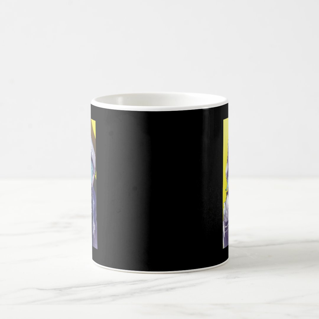 Anime Girl Aesthetic Yami Kawaii Edgy Vaporwave Wa Coffee Mug Anime Kupa Bardak Modern Anime Baskılı Kupa