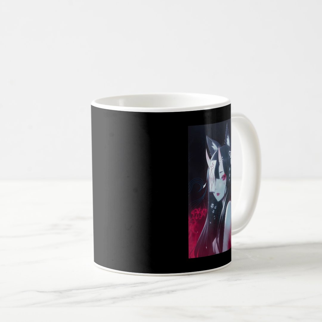 Anime Girl Kawaii Waifu Aesthetic Japanese Manga O Coffee Mug Anime Kupa Bardak Modern Anime Baskılı Kupa