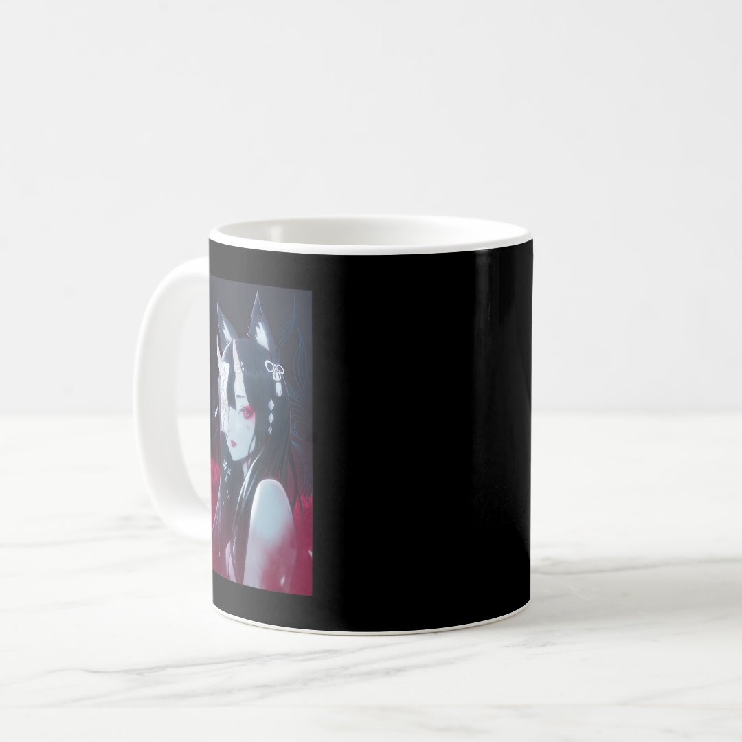 Anime Girl Kawaii Waifu Aesthetic Japanese Manga O Coffee Mug Anime Kupa Bardak Modern Anime Baskılı Kupa