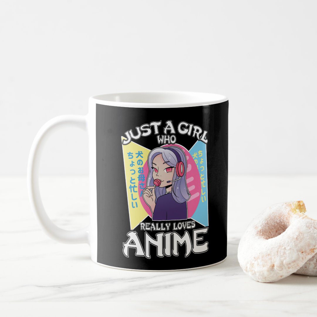 Anime Girl Otaku Teen Japanese Manga Comic Fan Coffee Mug Anime Kupa Bardak Modern Anime Baskılı Kupa