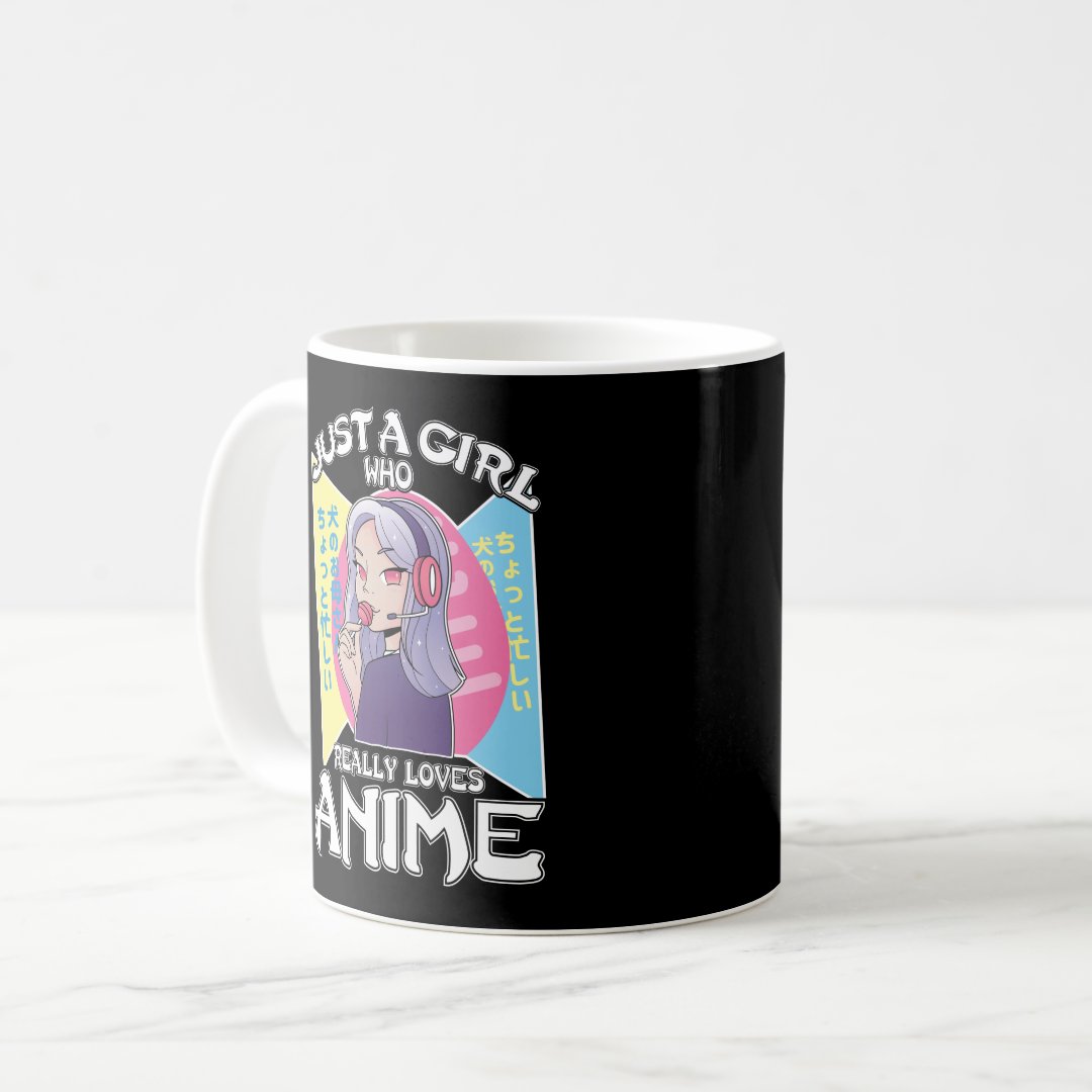 Anime Girl Otaku Teen Japanese Manga Comic Fan Coffee Mug Anime Kupa Bardak Modern Anime Baskılı Kupa