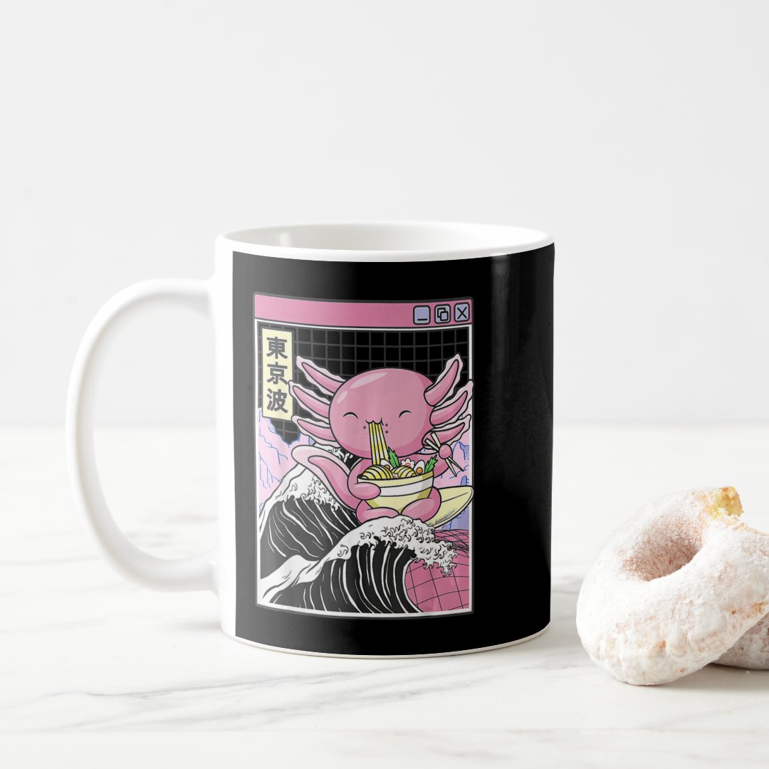 Anime Girl Waifu Who Loves Anime Ramen And Sketchi Coffee Mug Anime Kupa Bardak Modern Anime Baskılı Kupa
