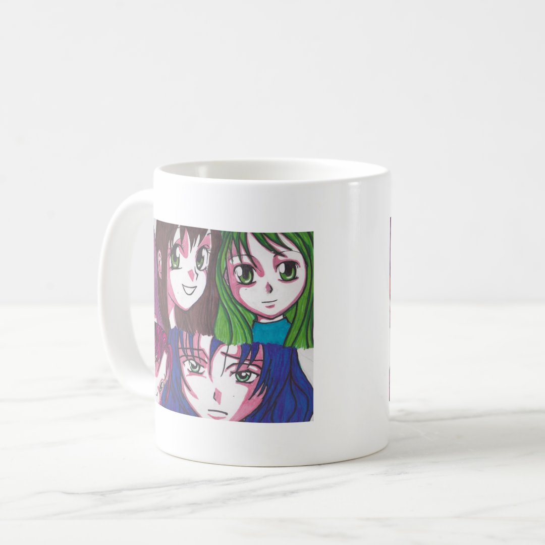 anime girls coffee mug Anime Kupa Bardak Modern Anime Baskılı Kupa