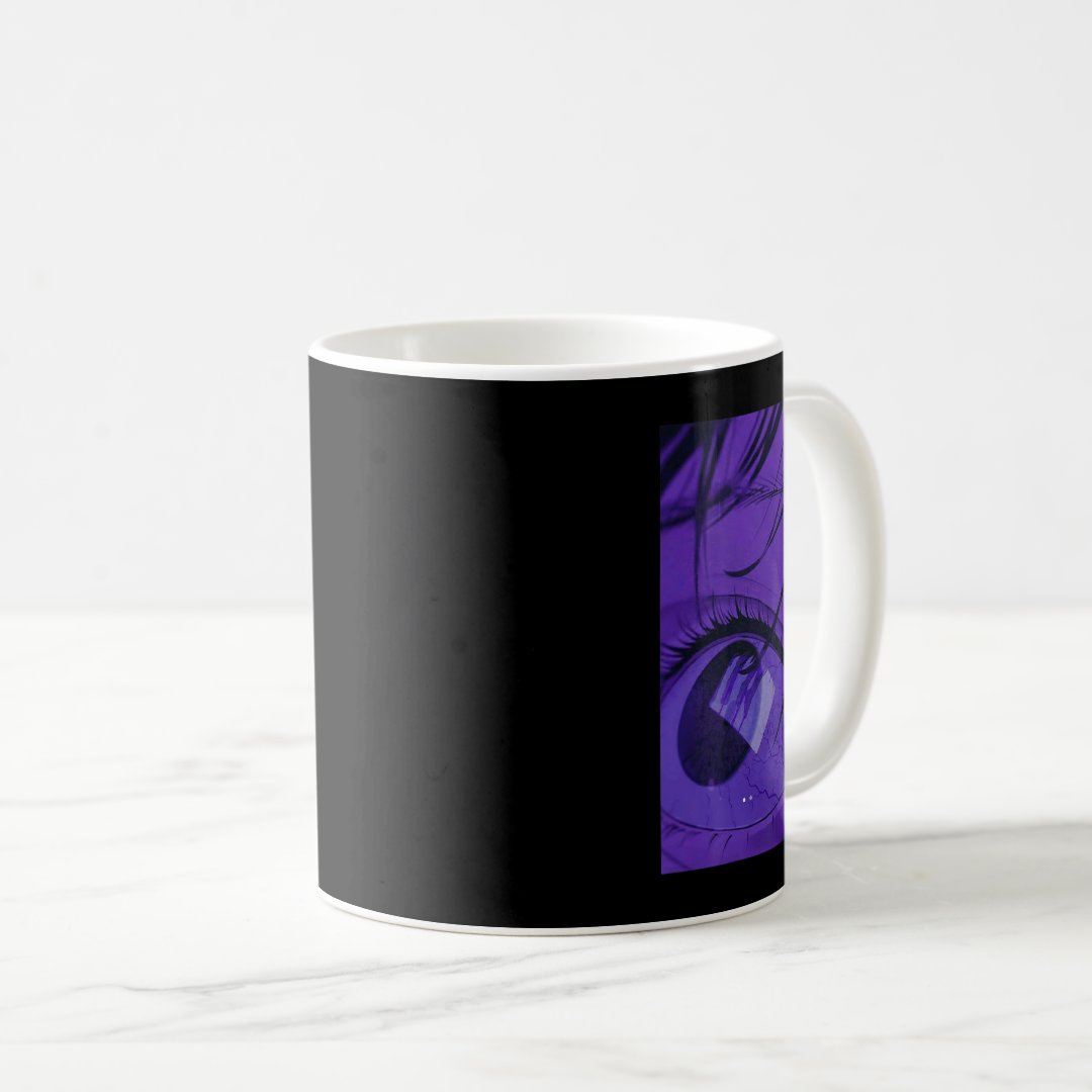 Anime Horror Creepy Girl Aesthetic Japanese Otaku  Coffee Mug Anime Kupa Bardak Modern Anime Baskılı Kupa