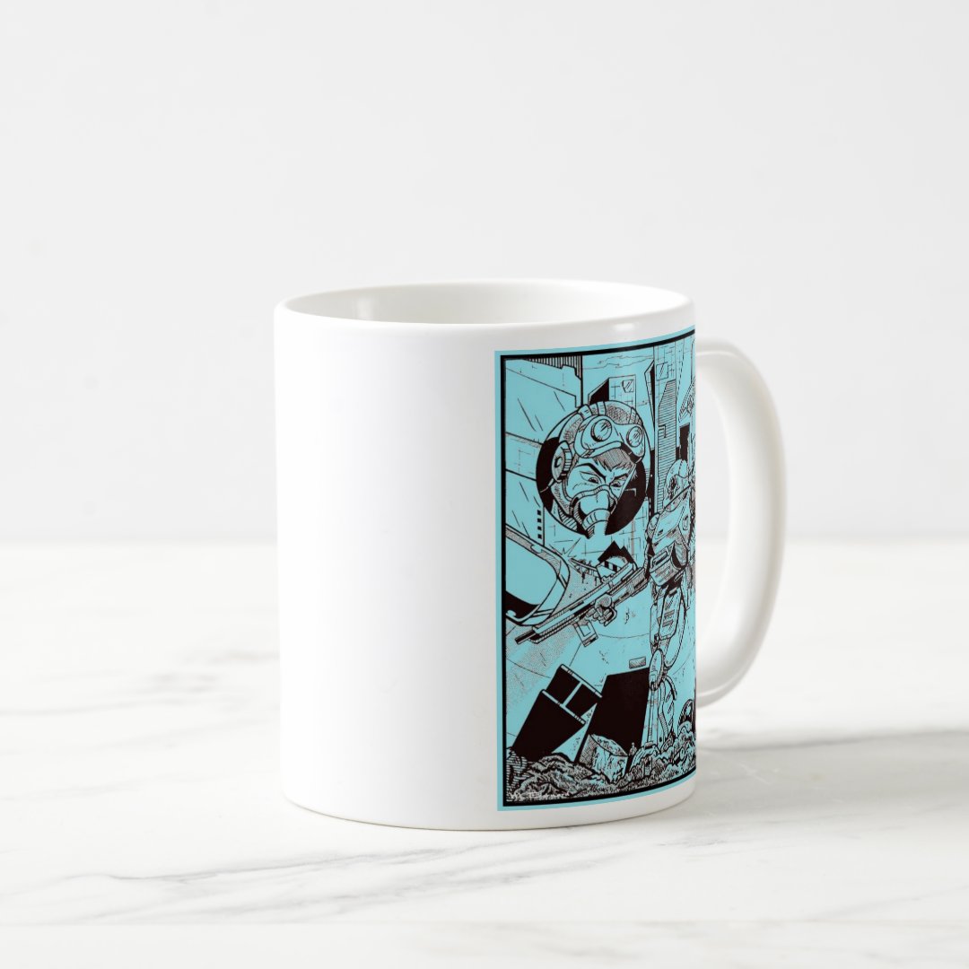 Anime' In Blue Coffee Mug Anime Kupa Bardak Modern Anime Baskılı Kupa