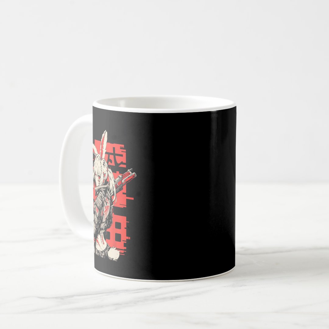 Anime Manga Cyberpunk Aesthetic Techwear Harajuku  Coffee Mug Anime Kupa Bardak Modern Anime Baskılı Kupa