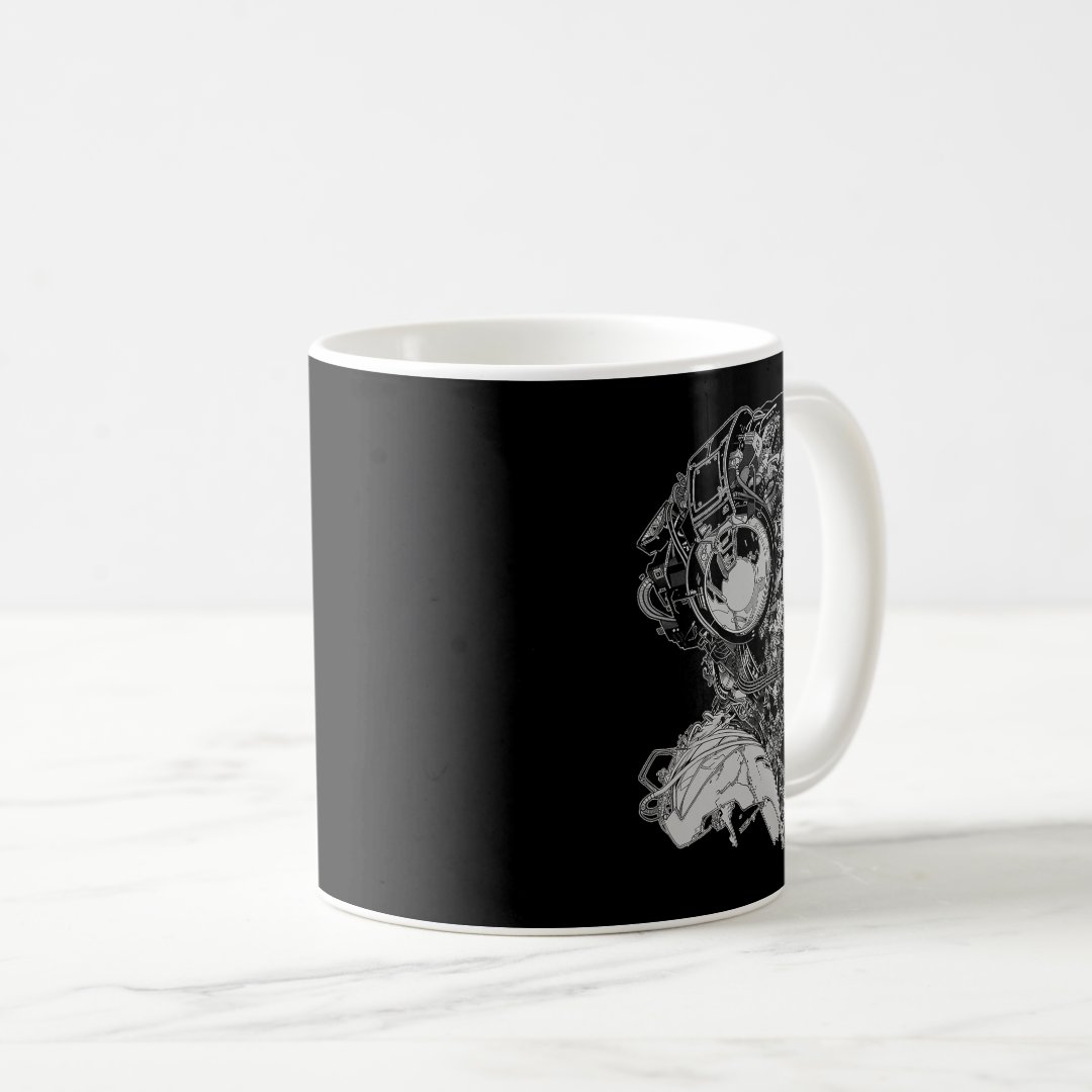 Anime Manga Graphic Headphone Illustration Anime  Coffee Mug Anime Kupa Bardak Modern Anime Baskılı Kupa