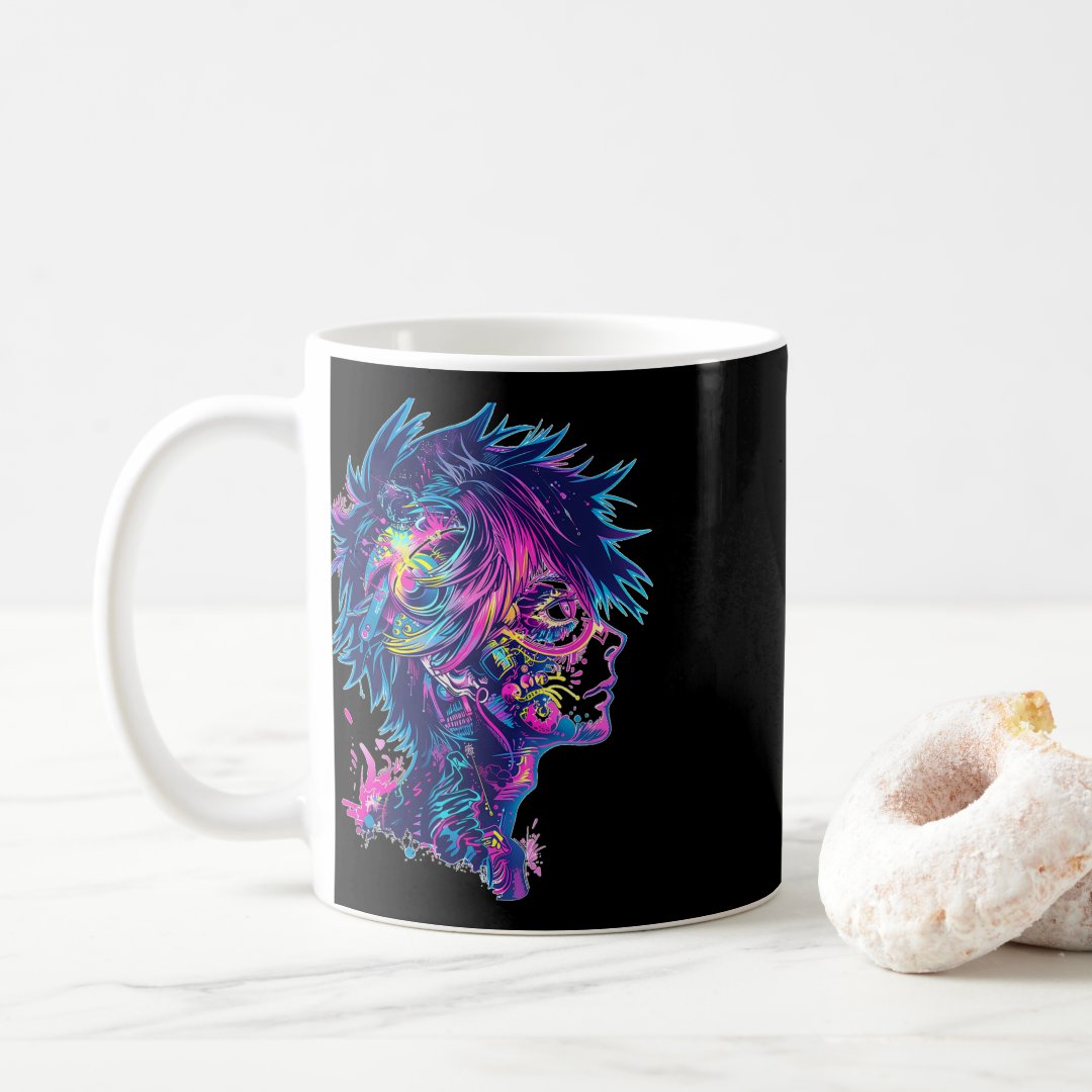 Anime Manga Graphic Illustration Anime  Coffee Mug Anime Kupa Bardak Modern Anime Baskılı Kupa