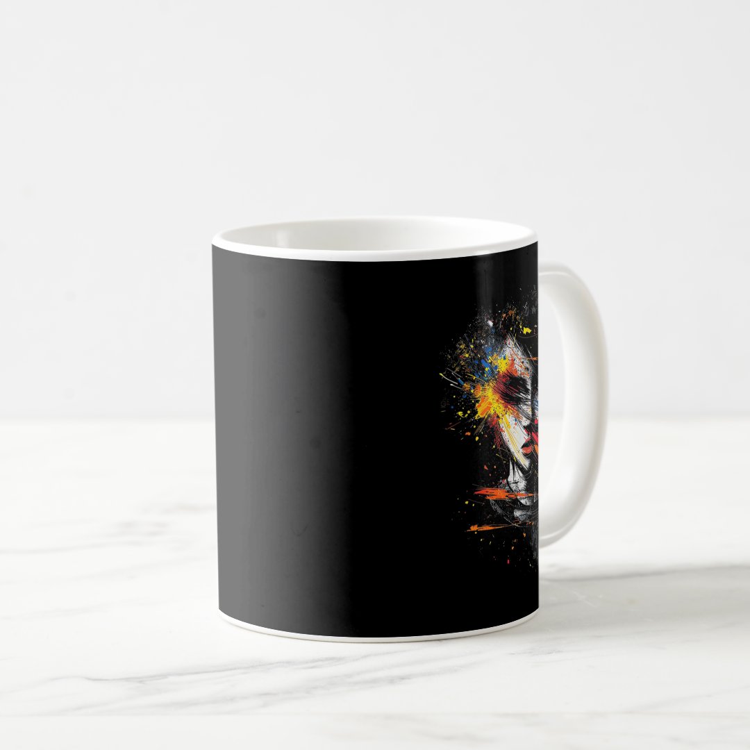 Anime Manga Motif Abstract Art Anime  Coffee Mug Anime Kupa Bardak Modern Anime Baskılı Kupa