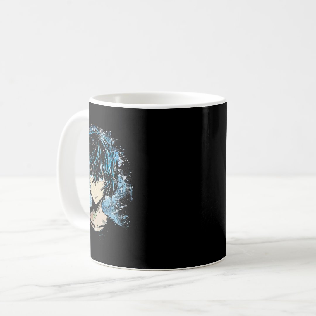 Anime Manga Motif Headphone Artwork Anime  Coffee Mug Anime Kupa Bardak Modern Anime Baskılı Kupa